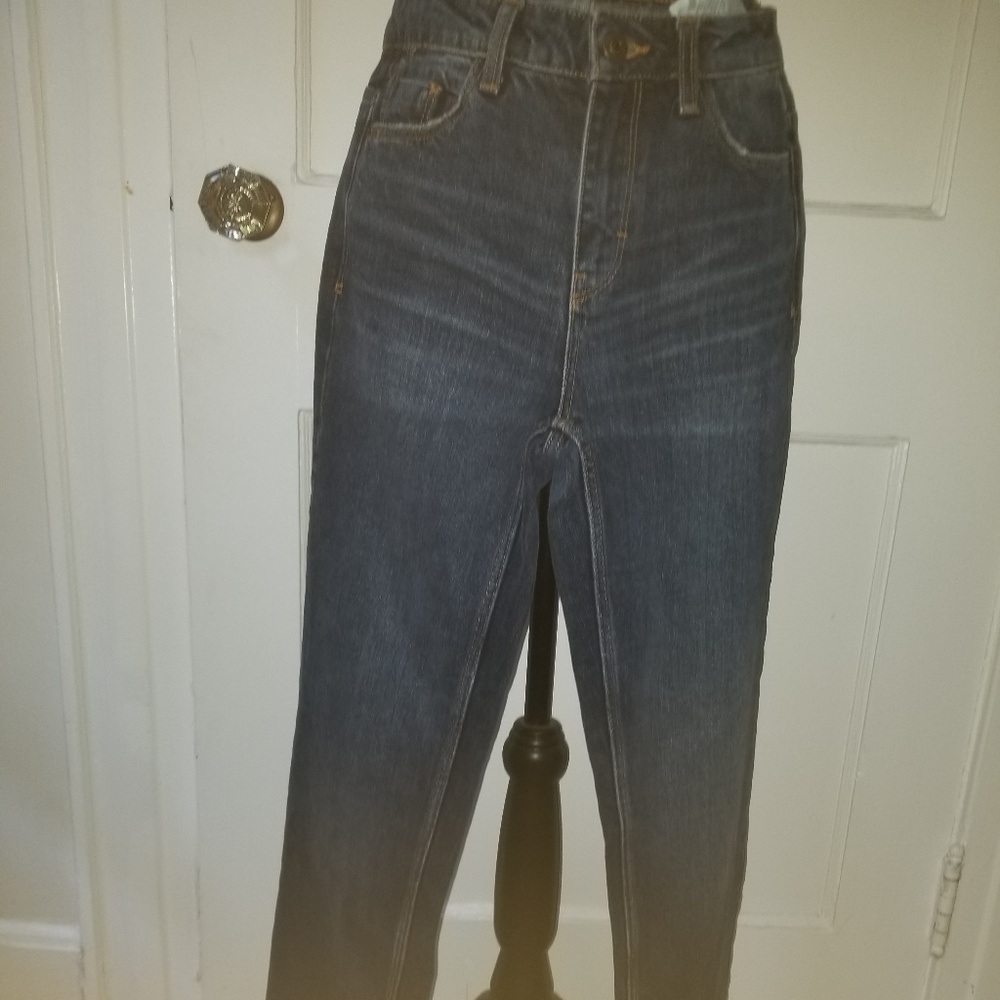 Zara Basic Z1975 cropped straight denim jeans NWOT